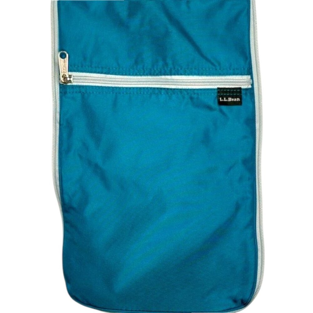 L.L. Bean Unisex Travel Toiletry Organizer - Turquoise - L - 12½"H x 11½"W x 4" - Picture 3 of 11